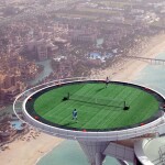 Dubai has World's Highest Tennis Court in Burj al-Arab.